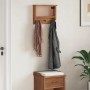 Wandgarderobe SANDNES 45x12x35 cm Massivholz Kiefer von , Hut- und Garderobenständer - Ref: Foro24-4010451, Preis: 26,11 €, R...