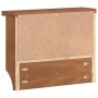 Wandgarderobe SANDNES 45x12x35 cm Massivholz Kiefer von , Hut- und Garderobenständer - Ref: Foro24-4010451, Preis: 26,11 €, R...