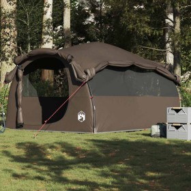 Family tunnel tent for 6 people, waterproof, brown. by , tents - Ref: Foro24-4009576, Price: 206,29 €, Discount: %
