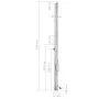 Stainless steel garden shower 220 cm by vidaXL, Pool and spa accessories - Ref: Foro24-315942, Price: 219,09 €, Discount: %
