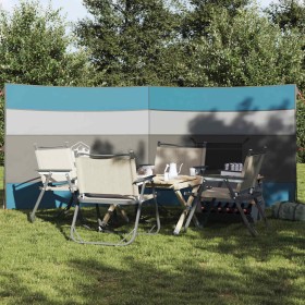 Cortaviento de camping impermeable azul 340x130 cm by , Windbreaks - Ref: Foro24-4009658, Price: 28,22 €, Discount: %
