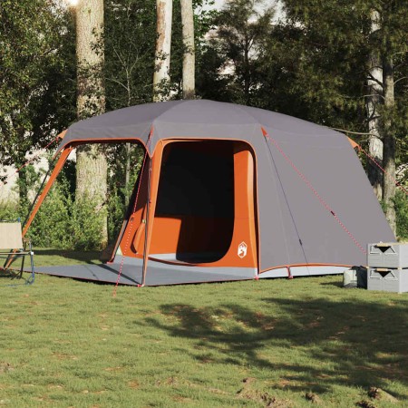 Tienda de campaña on porche 5 personas impermeable gris naranja by , tents - Ref: Foro24-4009583, Price: 213,60 €, Discount: %