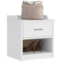 Banco de recibidor SANDNES madera maciza pino blanco 45x40x50cm von , Bänke für Hallen und Lager - Ref: Foro24-4010447, Preis...
