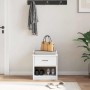 Banco de recibidor SANDNES madera maciza pino blanco 45x40x50cm von , Bänke für Hallen und Lager - Ref: Foro24-4010447, Preis...