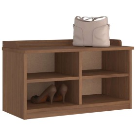 Banco de recibidor SANDNES madera maciza de pino 87x40x50 cm von , Bänke für Hallen und Lager - Ref: Foro24-4010458, Preis: 1...