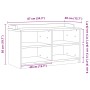 Banco de recibidor SANDNES madera maciza de pino 87x40x50 cm von , Bänke für Hallen und Lager - Ref: Foro24-4010458, Preis: 1...