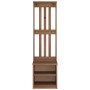 Perchero de entrada SANDENS 45x40x159,5cm madera maciza de pino von , Bänke für Hallen und Lager - Ref: Foro24-4010479, Preis...