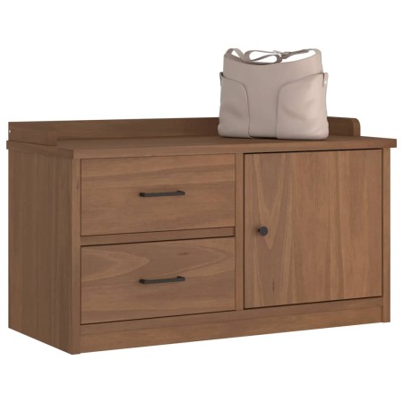 Banco de recibidor SANDNES madera maciza de pino 87x40x50 cm von , Bänke für Hallen und Lager - Ref: Foro24-4010464, Preis: 1...
