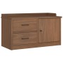 Banco de recibidor SANDNES madera maciza de pino 87x40x50 cm von , Bänke für Hallen und Lager - Ref: Foro24-4010464, Preis: 1...
