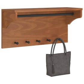 Perchero de pared SANDNES madera maciza de pino 87x30x42 cm von , Hut- und Garderobenständer - Ref: Foro24-4010472, Preis: 68...