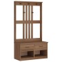 Eingangsgarderobe SANDENS aus massivem Kiefernholz 87x40x159,5cm von , Bänke für Hallen und Lager - Ref: Foro24-4010491, Prei...