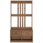 Eingangsgarderobe SANDENS aus massivem Kiefernholz 87x40x159,5cm von , Bänke für Hallen und Lager - Ref: Foro24-4010491, Prei...