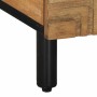 Solid black mango wood coffee table 100x54x40 cm brown by , Coffee table - Ref: Foro24-4017732, Price: 153,20 €, Discount: %