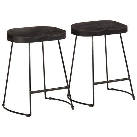 Barhocker 46x38x52 cm Massivholz aus Mangoholz von , Küchenhocker - Ref: Foro24-4013529, Preis: 83,84 €, Rabatt: %