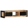 TV-Möbel 100x30x25 Massivholz mit grober Mangoholzoberfläche von , TV-Möbel - Ref: Foro24-4013597, Preis: 159,07 €, Rabatt: %
