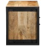TV-Möbel 80x30x35 Massivholz mit grober Mangoholzoberfläche von , TV-Möbel - Ref: Foro24-4013595, Preis: 145,95 €, Rabatt: %
