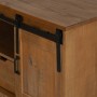 Mueble de TV HALDEN con puerta corredera 110x40x60 cm de , Muebles TV - Ref: Foro24-4018409, Precio: 228,94 €, Descuento: %