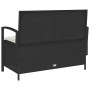 Banco de almacenamiento jardín con cojín ratán sintético negro von , Gartenbänke - Ref: Foro24-4104211, Preis: 178,50 €, Raba...