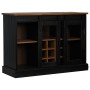 Aparador HALDEN 2 puertas correderas negro 112x40x80 cm von , Sideboards - Ref: Foro24-4018428, Preis: 282,68 €, Rabatt: %