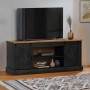 Mueble de TV HALDEN 2 puerta correderas negro 150x40x60 cm von , TV-Möbel - Ref: Foro24-4018416, Preis: 257,44 €, Rabatt: %