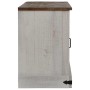 Mueble de TV HALDEN 2 puerta correderas blanco 150x40x60 cm von , TV-Möbel - Ref: Foro24-4018414, Preis: 257,66 €, Rabatt: %