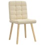 Esszimmerstühle, 2 Stück, Stoff in Cremefarbe. von , Essstühle - Ref: Foro24-4101098, Preis: 106,79 €, Rabatt: %