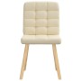 Esszimmerstühle, 2 Stück, Stoff in Cremefarbe. von , Essstühle - Ref: Foro24-4101098, Preis: 106,79 €, Rabatt: %