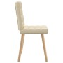 Esszimmerstühle, 2 Stück, Stoff in Cremefarbe. von , Essstühle - Ref: Foro24-4101098, Preis: 106,79 €, Rabatt: %