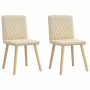Esszimmerstühle, 2 Stück, Stoff in Cremefarbe. von , Essstühle - Ref: Foro24-4101128, Preis: 104,91 €, Rabatt: %