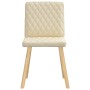Dining chairs 2 units, cream-colored fabric. by , dining chairs - Ref: Foro24-4101128, Price: 104,91 €, Discount: %
