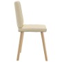 Esszimmerstühle, 2 Stück, Stoff in Cremefarbe. von , Essstühle - Ref: Foro24-4101128, Preis: 104,91 €, Rabatt: %