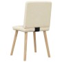 Esszimmerstühle, 2 Stück, Stoff in Cremefarbe. von , Essstühle - Ref: Foro24-4101128, Preis: 104,91 €, Rabatt: %