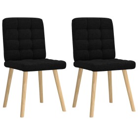 Esszimmerstühle, 2 Stück, schwarzer Stoff von , Essstühle - Ref: Foro24-4101093, Preis: 106,79 €, Rabatt: %