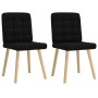 Esszimmerstühle, 2 Stück, schwarzer Stoff von , Essstühle - Ref: Foro24-4101093, Preis: 106,79 €, Rabatt: %