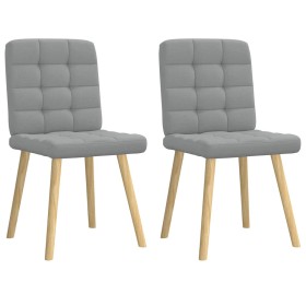 Swivel dining chairs 2 units light gray fabric by , dining chairs - Ref: Foro24-4101091, Price: 106,42 €, Discount: %