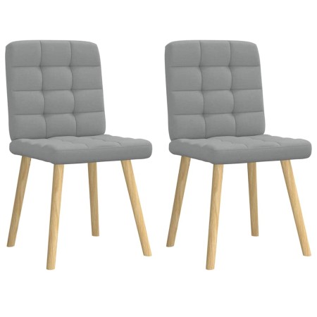 Drehstühle für Esszimmer, 2 Stück, hellgraues Stoffgewebe. von , Essstühle - Ref: Foro24-4101091, Preis: 106,42 €, Rabatt: %