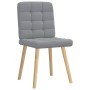 Drehstühle für Esszimmer, 2 Stück, hellgraues Stoffgewebe. von , Essstühle - Ref: Foro24-4101091, Preis: 106,42 €, Rabatt: %