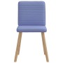 Sillas de comedor 2 uds tela azul jeans de , Sillas de comedor - Ref: Foro24-4101154, Precio: 104,44 €, Descuento: %