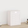 6-stufiger Schmuckkasten mit Spiegel und Schloss in Weiß von , Schmuckständer - Ref: Foro24-4103564, Preis: 64,06 €, Rabatt: %