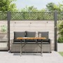 Sofá jardín de 3 plazas con cojín y mesa gris ratán sintético by , Outdoor sofas - Ref: Foro24-4103856, Price: 309,93 €, Disc...
