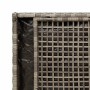 Banco de almacenaje con cojín gris 100 cm ratán sintético by , garden benches - Ref: Foro24-4104067, Price: 136,14 €, Discoun...