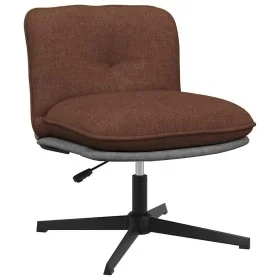 Silla de oficina giratoria de tela marrón by , Chairs - Ref: Foro24-4105392, Price: 115,24 €, Discount: %