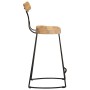 Bar stools 2 units 49x43x88 cm solid mango wood by , Kitchen stools - Ref: Foro24-4013522, Price: 130,03 €, Discount: %