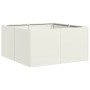 Pflanzgefäß aus kaltgewalztem Stahl in Weiß 80x80x40 cm von , Töpfe und Pflanzgefäße - Ref: Foro24-860739, Preis: 87,94 €, Ra...
