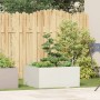 Pflanzgefäß aus kaltgewalztem Stahl in Weiß 80x80x40 cm von , Töpfe und Pflanzgefäße - Ref: Foro24-860739, Preis: 87,94 €, Ra...