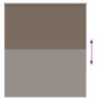 Estor Enrollable Opaco Color Café 140x130 cm Tela Ancho 136,6cm by , Blinds and blinds - Ref: Foro24-4010980, Price: 29,56 €,...