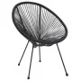 Garten-Essgruppe 5-teilig aus schwarzem PVC-Rattan von vidaXL, Gartensets - Ref: Foro24-3060280, Preis: 495,98 €, Rabatt: %