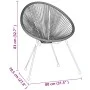 Garten-Essgruppe 5-teilig aus schwarzem PVC-Rattan von vidaXL, Gartensets - Ref: Foro24-3060280, Preis: 495,98 €, Rabatt: %
