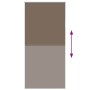 Estor Enrollable Opaco Color Café 90x210cm Tela Ancho 85,7cm by , Blinds and blinds - Ref: Foro24-4011048, Price: 22,42 €, Di...