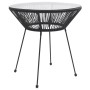 Garten Essgarnitur 3 Stück PVC Rattan schwarz von vidaXL, Gartensets - Ref: Foro24-3060279, Preis: 274,72 €, Rabatt: %
